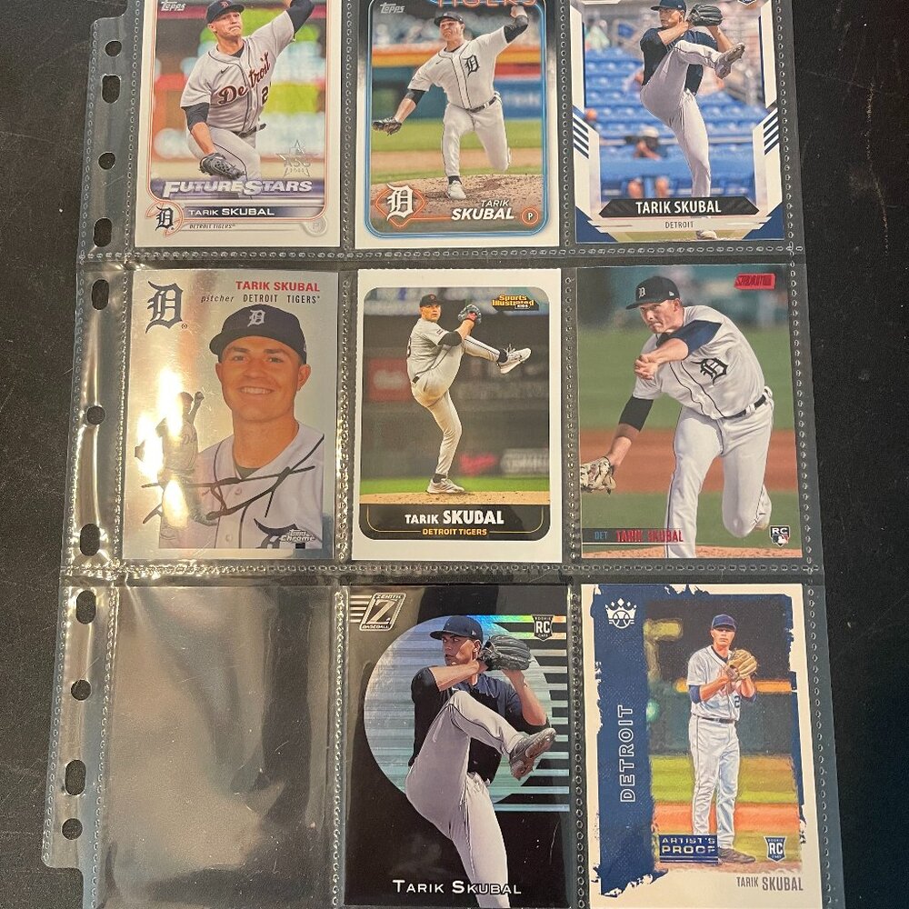 Tarik Skubal 8 Card Lot MLB Baseball Cards  (O)